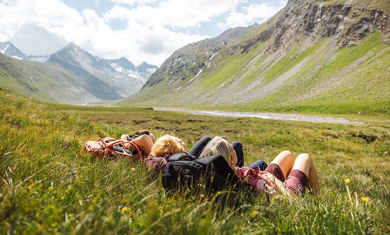 Nature, enjoyment and relaxation in the high mountains