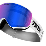 High-performance snow goggles designed for skiing and snowboarding, featuring UV protection and anti-fog lenses for clear vision on winter slopes.