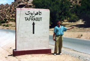 Ramadan in der Wüste, der Weg nach TAFRAOUT, Marokko, Wüstenstraße, Outdoor-Reise, Abenteuer.
