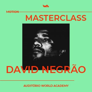Imagem de David Negrão em destaque na Masterclass na World Academy.