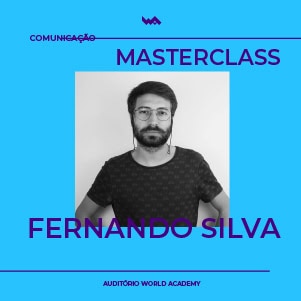 Imagem de Fernando Silva numa aula online na World Academy.