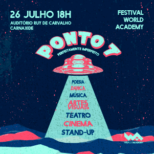 Imagem de evento cultural e artístico na World Academy em Portugal.