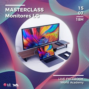 Monitor LG para formação profissional e aprimoramento em tecnologia.