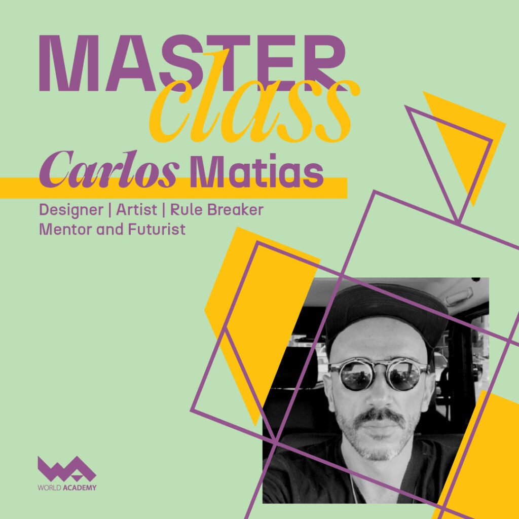 Imagem de Carlos Matias, especialista em design, arte e futurismo.