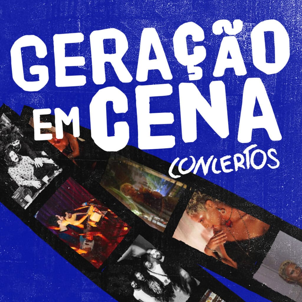 Concerto ao vivo com jovens artistas em Geração em Cena, promovendo talento e cultura jovem.