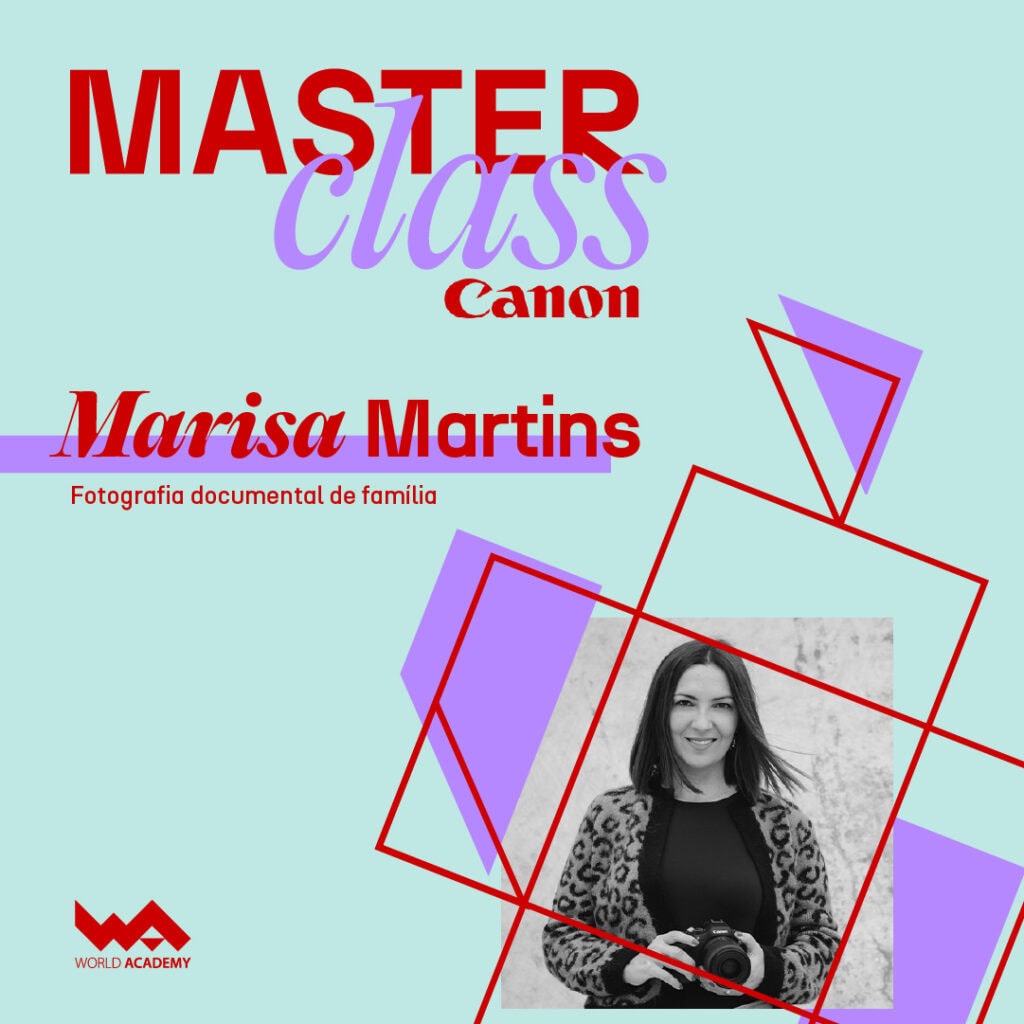 Aula de fotografia de família com Marisa Martins, especialista em retratos familiares e documentação.