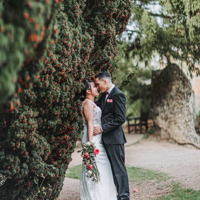 bride and groom bury st edmonds wedding photographer
