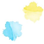 vii-klecks-blau-gelb
