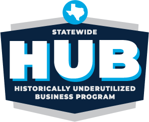 Statewide HUB historically underutilized Business Program logo