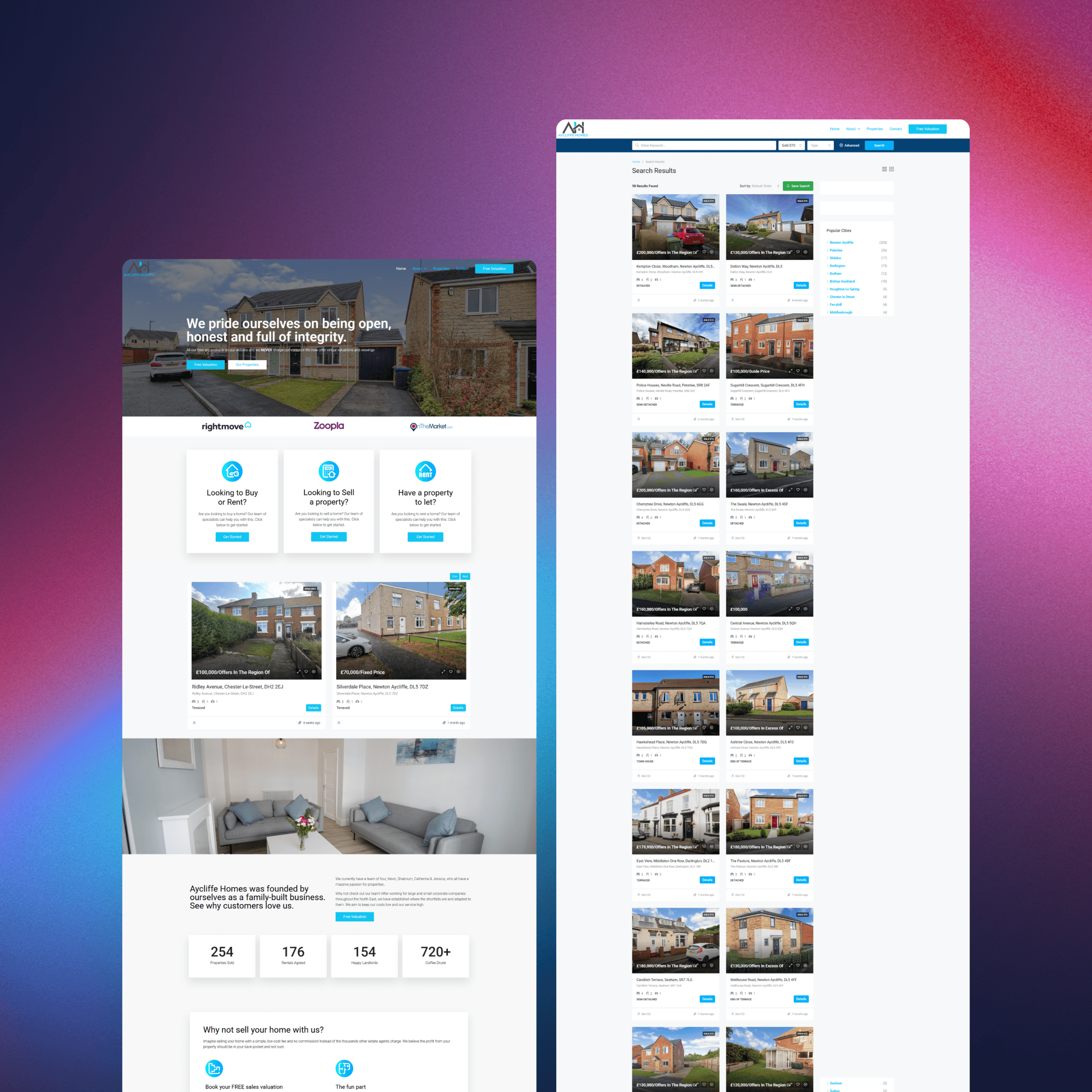 Fresh and innovative web design concept for 2026