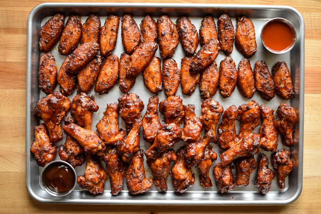 Crispy and Sticky Chicken Wings