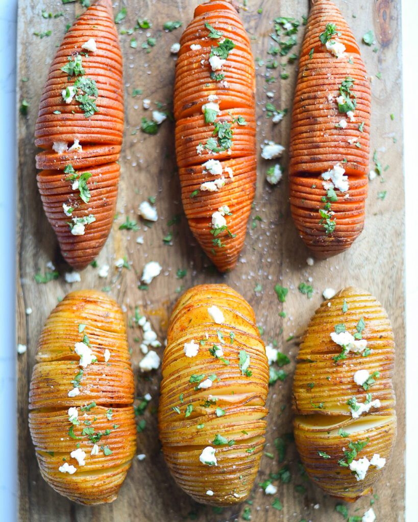 Grilled Hasselback Potatoes