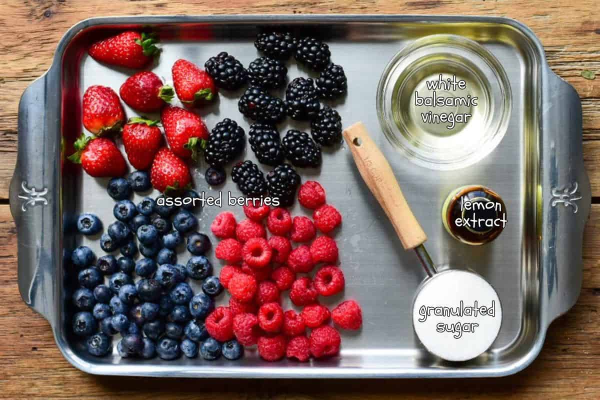 Challah French Toast with Mascarpone and Berries - Ingredients