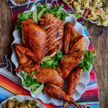 A carved Mexican turkey for thanksgiving.