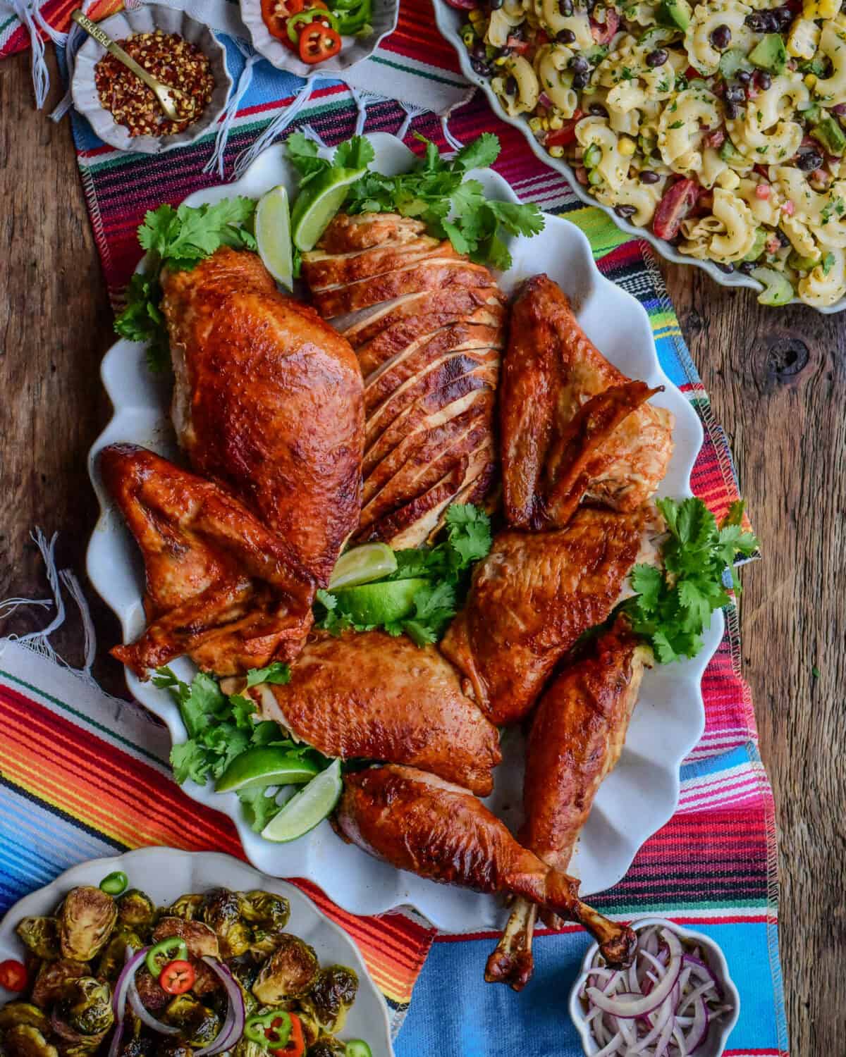 A carved Mexican turkey for thanksgiving.