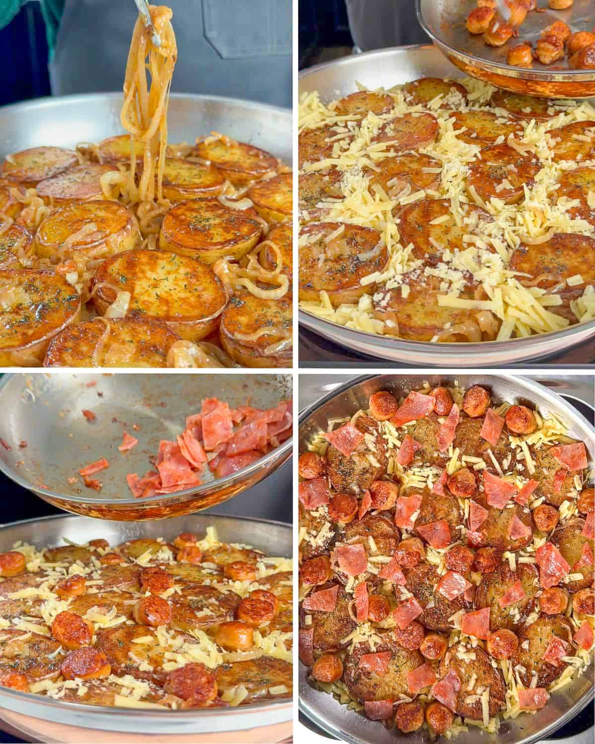 Build and bake the potato skillet.