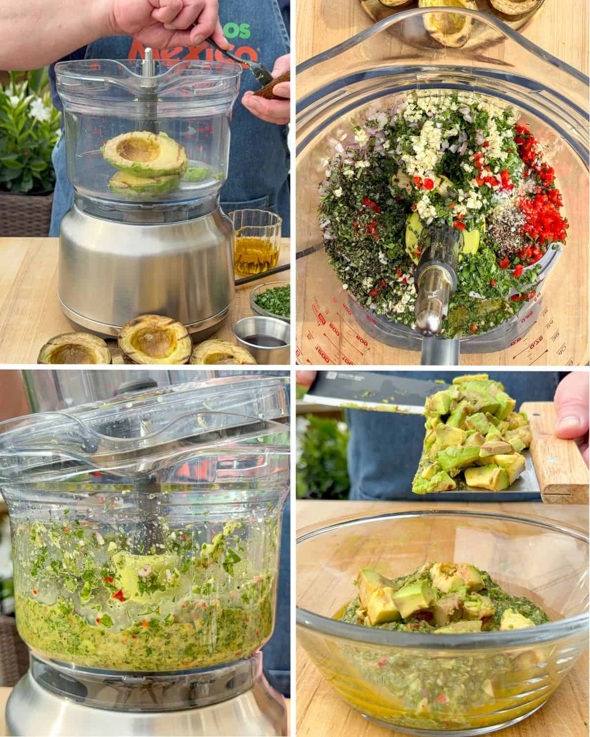 Make the avocado chimichurri.