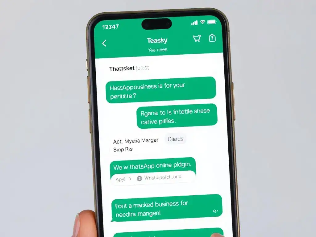 AI chatbot interface helping Nigerian customers on WhatsApp Business