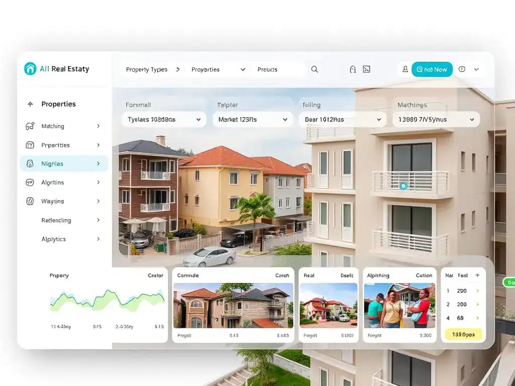 AI real estate valuation platform analyzing Nigerian property market