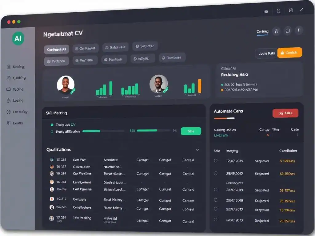 AI recruitment platform analyzing Nigerian CVs and job applications