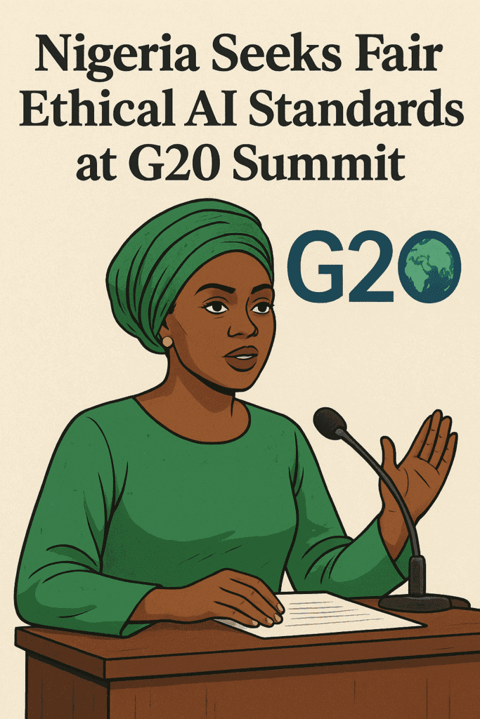 Nigeria Seeks Fair Ethical AI Standards at G20 Summit