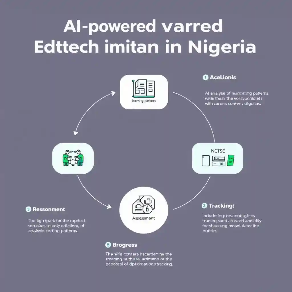 Diagram showing how AI-Powered EdTech Learning Platform works in Nigeria