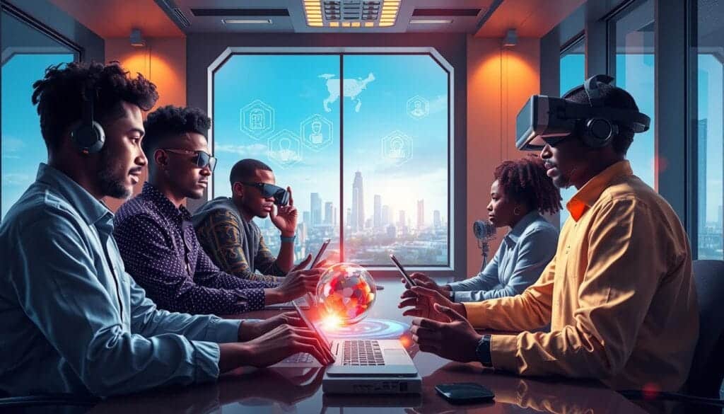 Futuristic vision of AI-powered creator economy in Nigeria