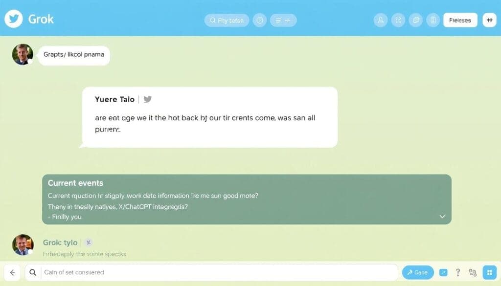 Grok AI interface showing real-time data analysis with a conversational, slightly humorous tone