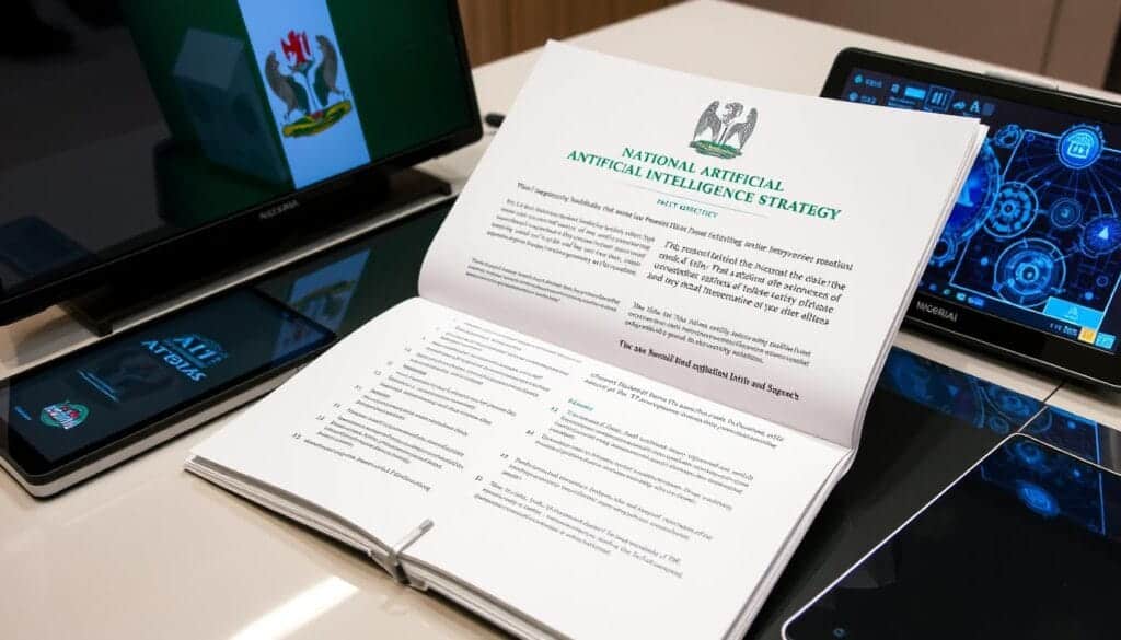 National Artificial Intelligence Strategy document with key policy objectives for Nigeria