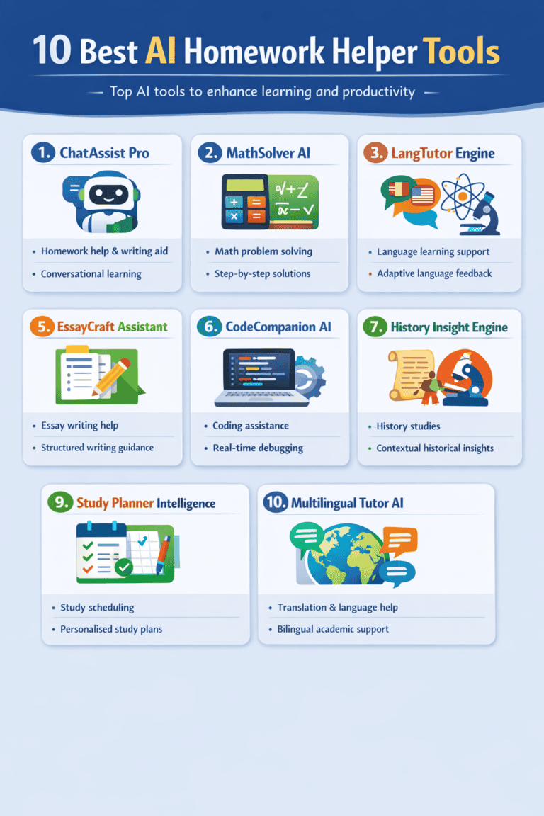 10 Best AI Homework Helper Tools An In Depth Guide for Educators and Learners