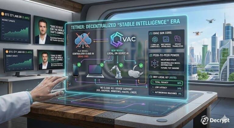 Tether AI Unveils “Stable Intelligence” Layer for Edge Computing