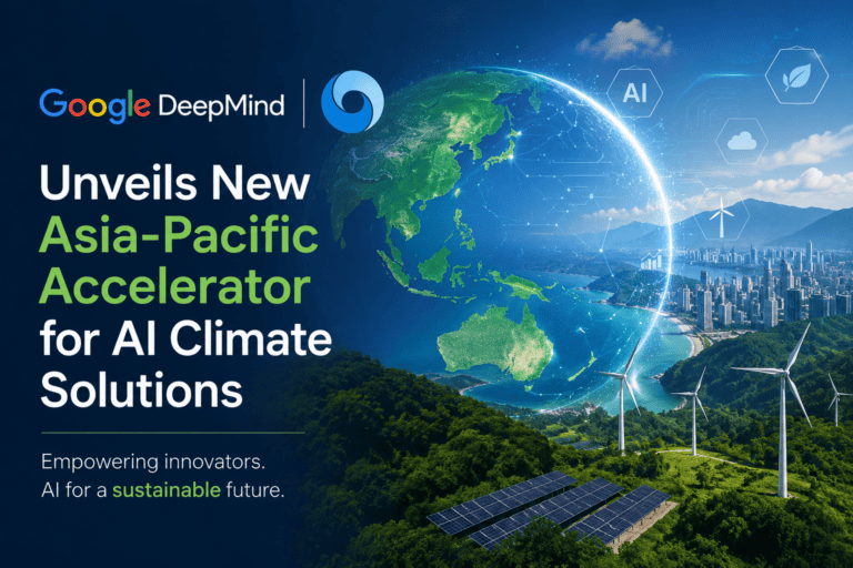 Google DeepMind Unveils New Asia-Pacific Accelerator for AI Climate Solutions Google DeepMind Unveils New Asia-Pacific Accelerator for AI Climate Solutions