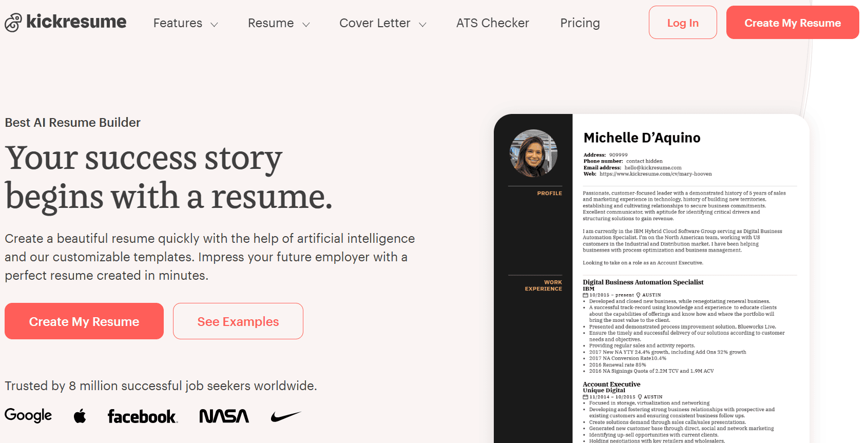 Kickresume