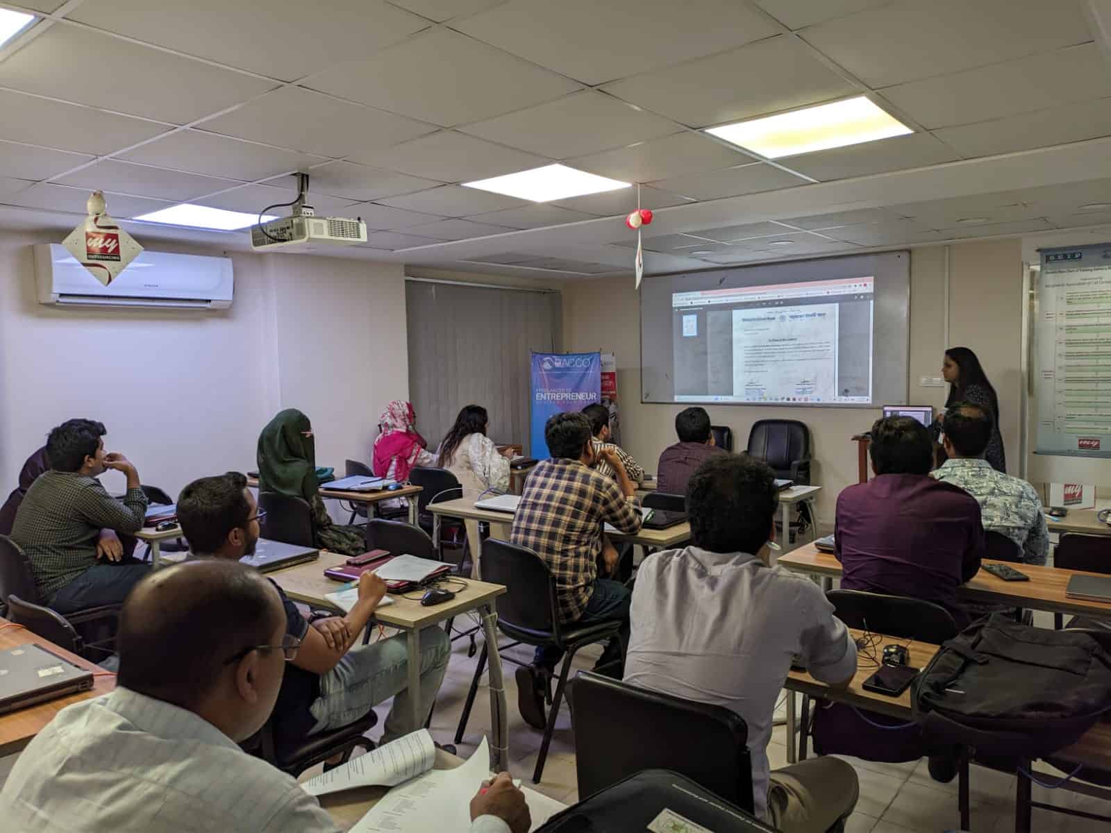 Aimer Merchants corporate training session