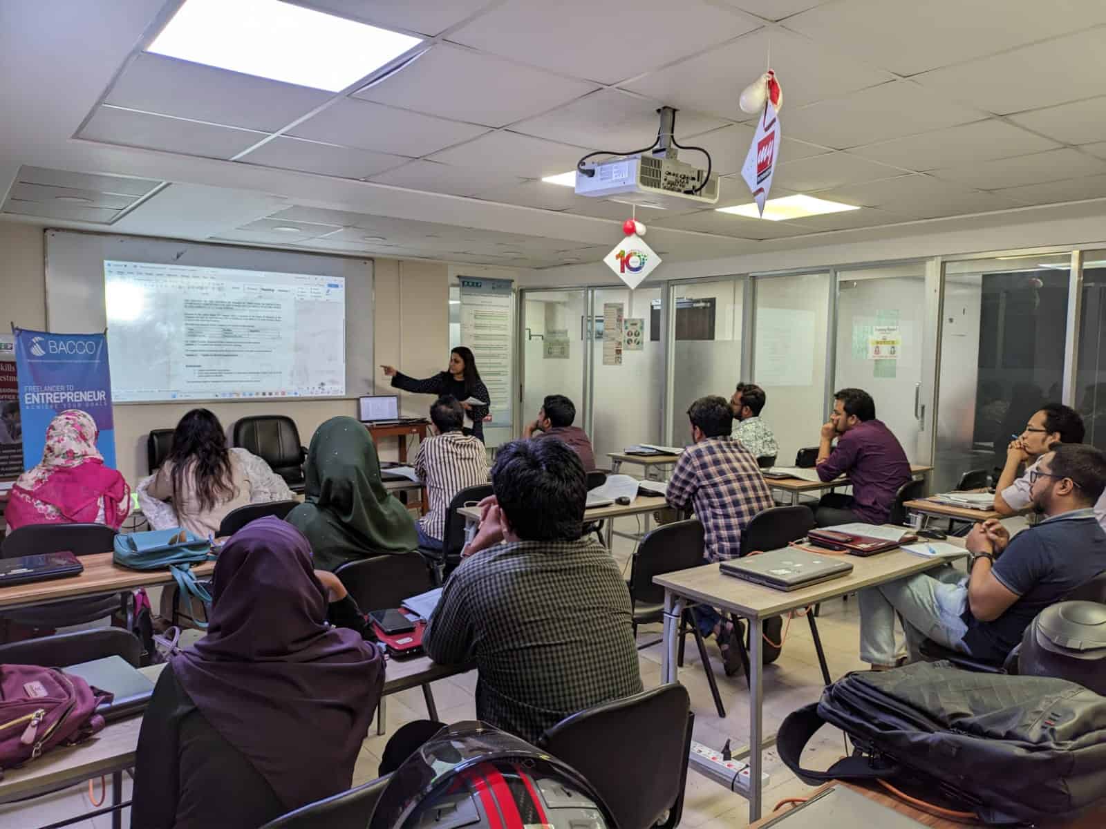 Corporate affairs and legal training classroom
