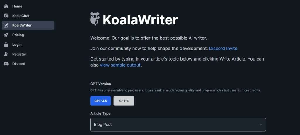 KoalaWriter
