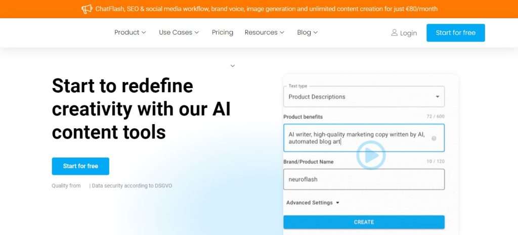 Neuroflash (Best Ai affiliates Program)