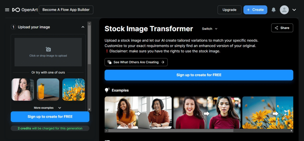 Stock Image Transformer (Best AI Cartoonizer Tools )
