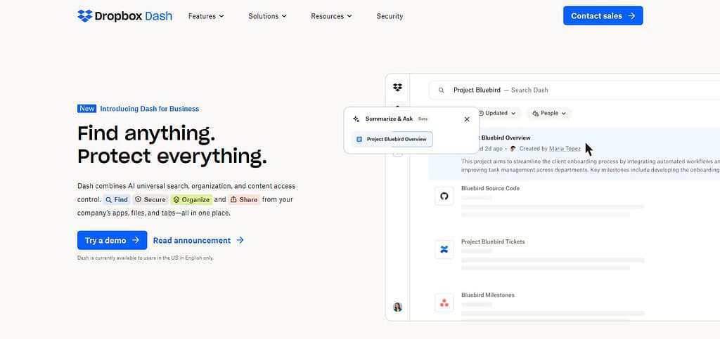 Dropbox Dash Best Ai Companion App