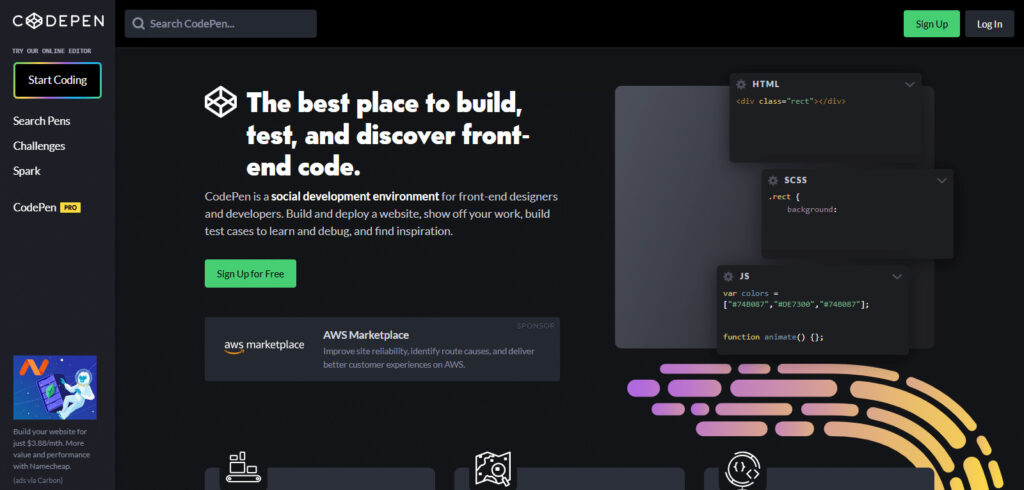 CodePen Best Software For Coding
