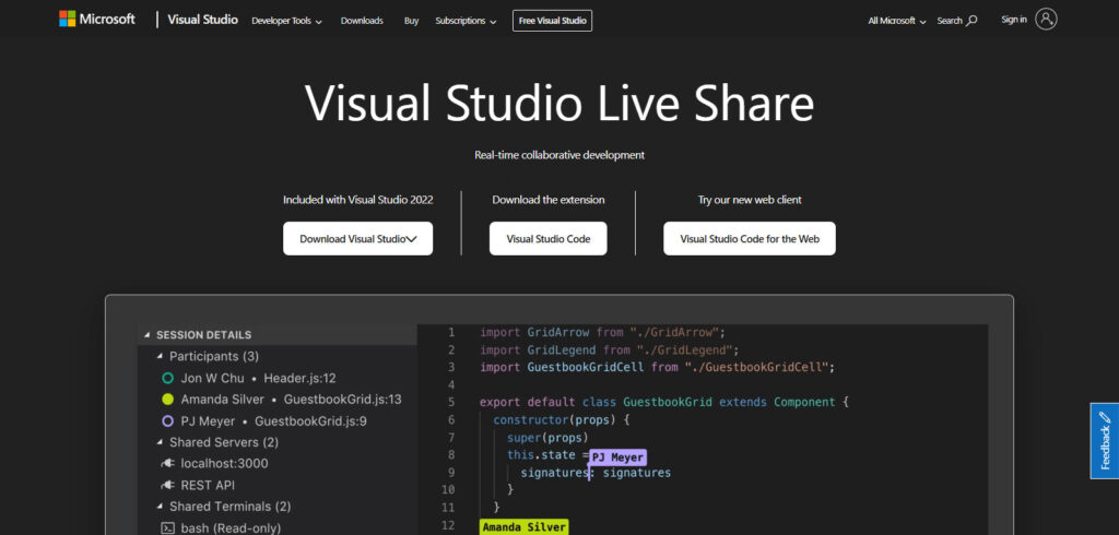 Visual Studio Live Shar e Best Software For Coding