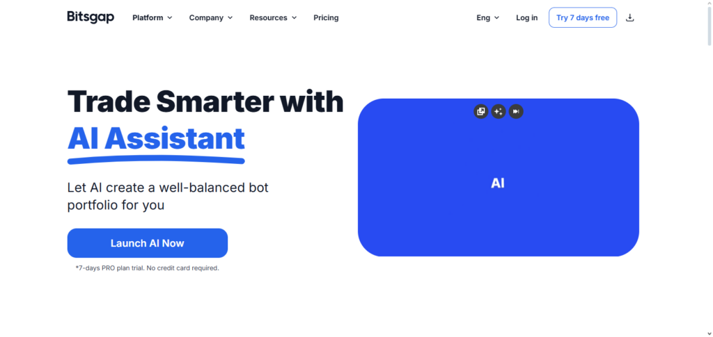 Bitsgap AI Bots