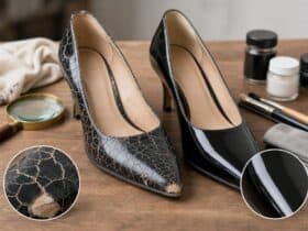 réparer chaussures vernies craquelées