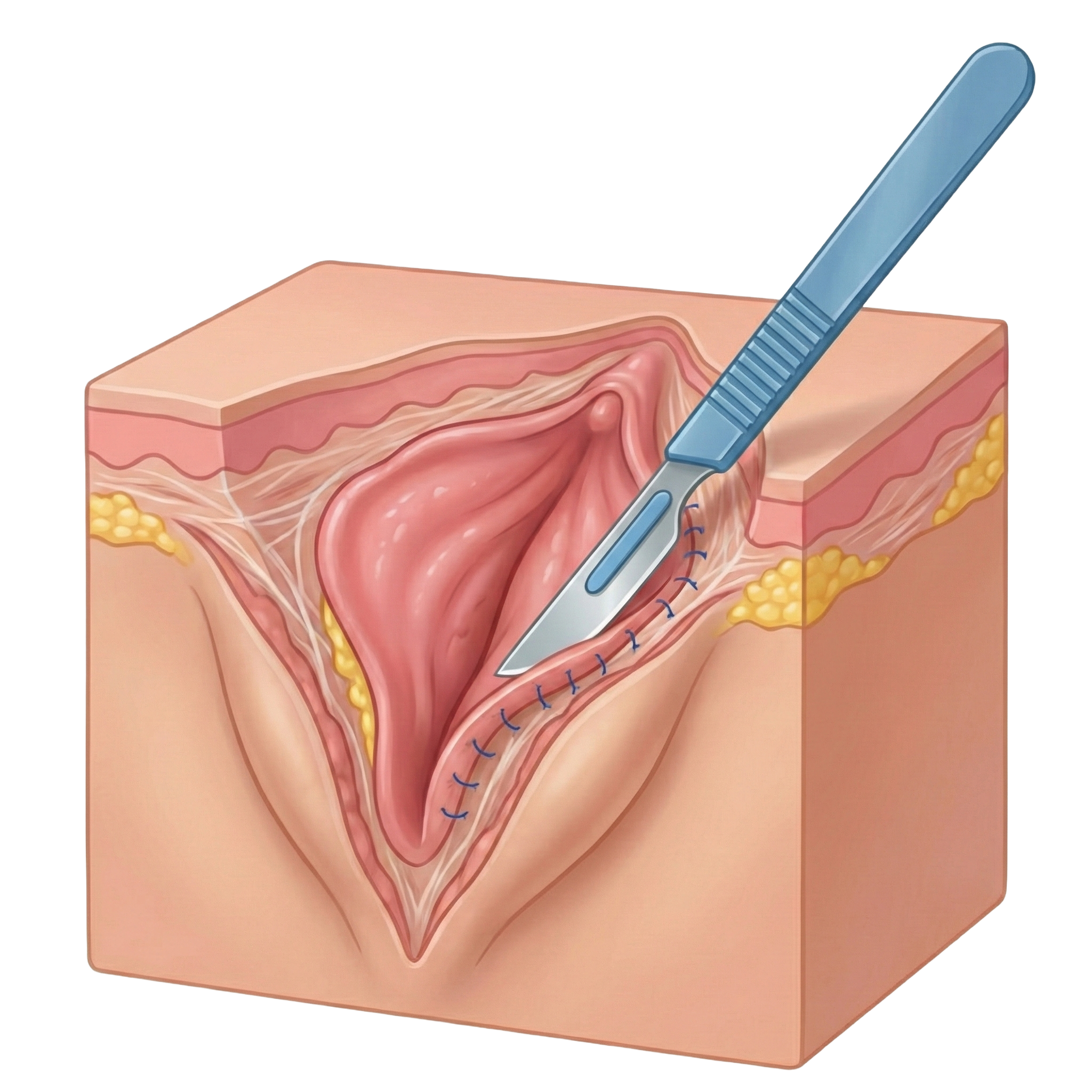 labiaplasty 3d render