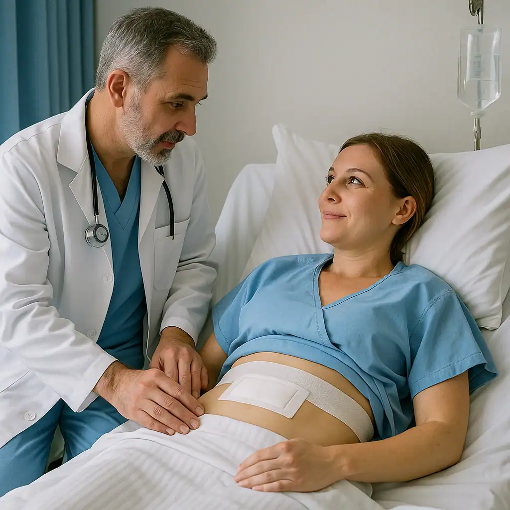 follow-up post-operatorio dopo addominoplastica in Turchia con controllo medico e monitoraggio della cicatrizzazione in clinica specializzata