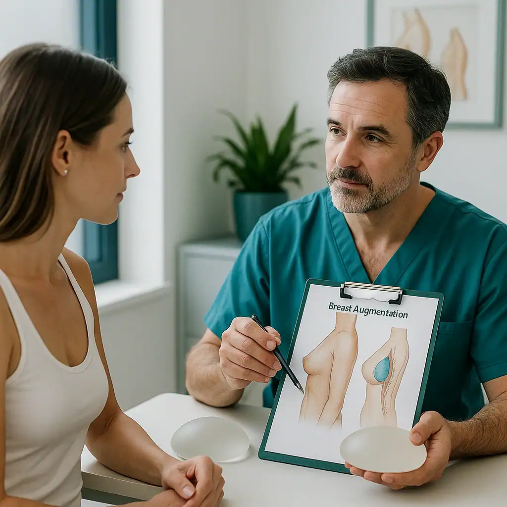 consulenza preoperatoria aumento seno in Turchia scelta protesi mammarie visita chirurgo clinica certificata Istanbul analisi morfologia seno preventivo personalizzato