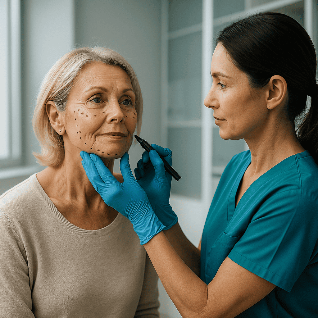 consultation médicale avant un lifting du visage en Turquie