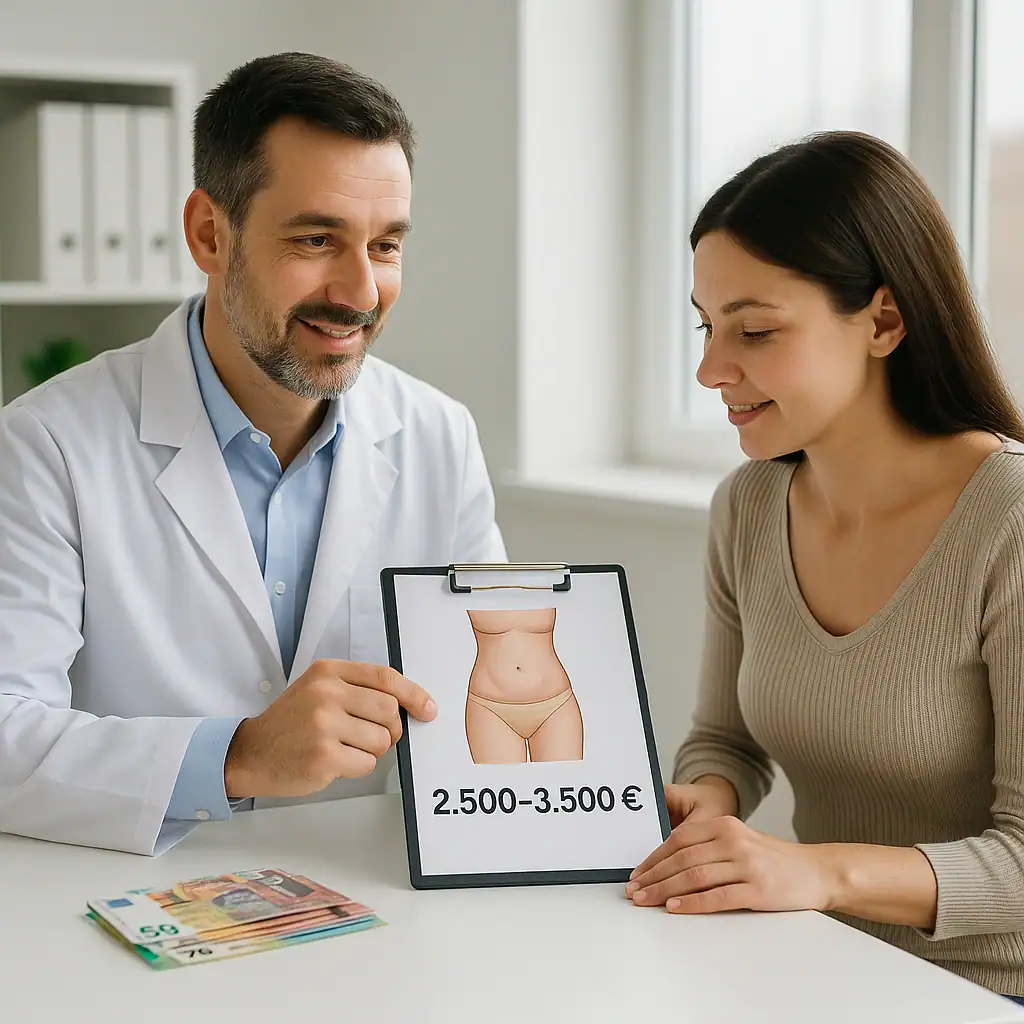 costo addominoplastica in Turchia con fascia di prezzo 2500-3500 euro e consulenza in clinica specializzata con pacchetto completo intervento e hotel