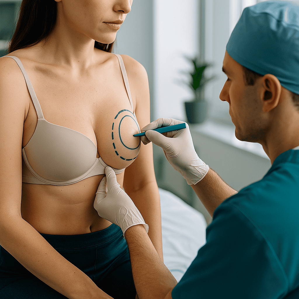 Consultation pour lifting mammaire avec lipofilling dans une clinique en Turquie
