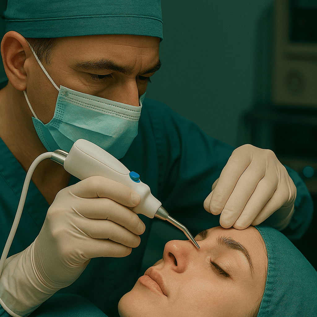Rinoplastica ultrasonica piezo: utilizzo di strumenti a ultrasuoni per un rimodellamento osseo preciso e meno traumatico